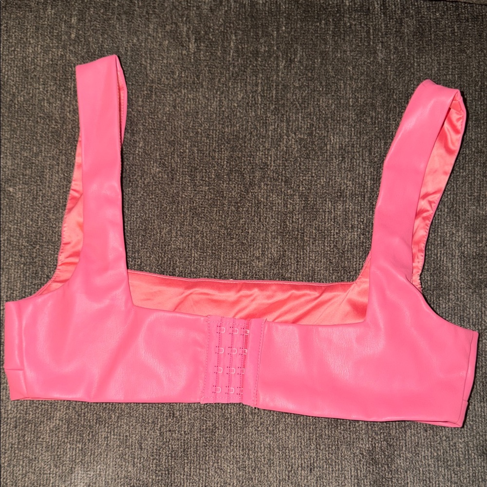 Meshki Bright Pink Bra Top - Picture 3 of 5